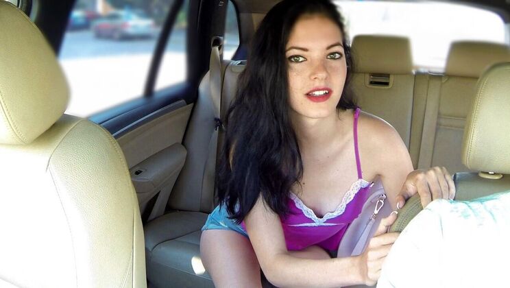 [FakeTaxi] - Screaming Brunette Rides Cock - Carla Boom - Jonny Oblong