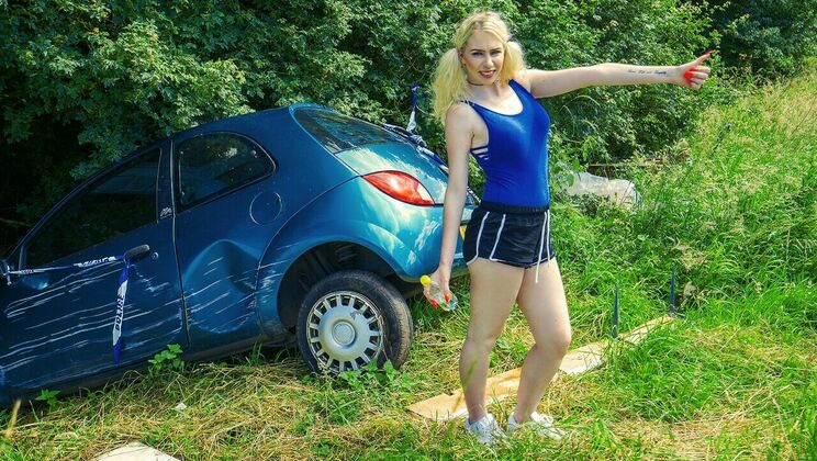 Busty Brit Takes it Deep