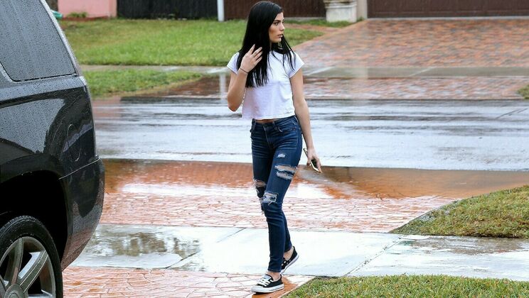 [StrandedTeens] - Tattooed Brunette Gives POV Blowjob - jmac - Sadie Blake