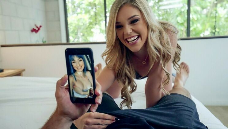 [ShareMyBF] - Blonde rides Big Cock Long Distance