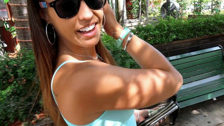 [PublicPickups] - Athletic Blonde Kelsi Monroe Rides Big Cock Reverse