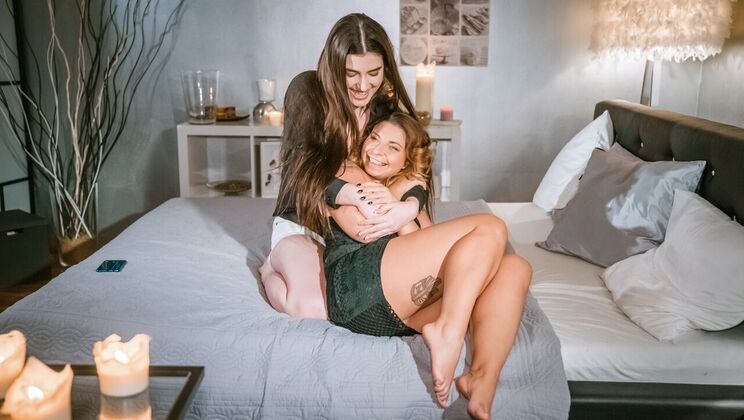 [Lesbea] - Czech Lesbian Lovers in Shaved Pussy - Amy Red - Marry Morrgan