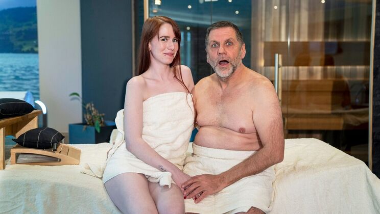 [Oldje] - Natural Tits Massage Treat