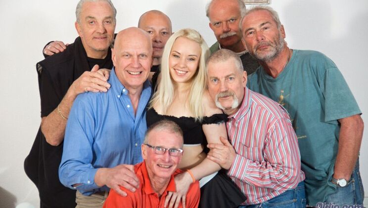 [Oldje] - Gangbang Cumshot Facial Bliss - John - Ben - Lolita Taylor - Hugo - Nico - Donny