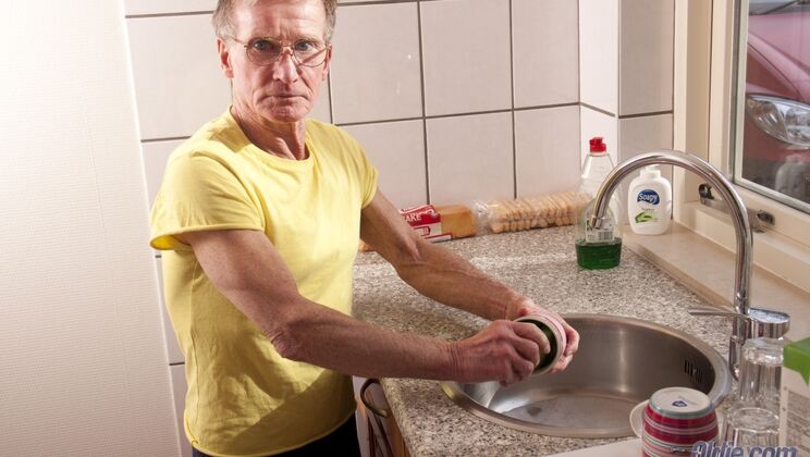 [Oldje] - Sinky Kitchen Sex with John and Denise - John - Denise Sky