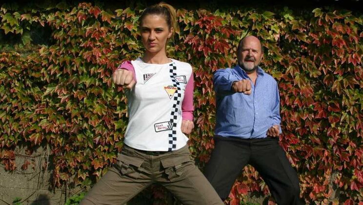 [Oldje] - Blonde Bombshell Rodica Gets Naughty in Taekwondo Time