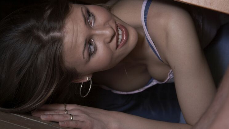 The Young Locker Room Blowjob Girl