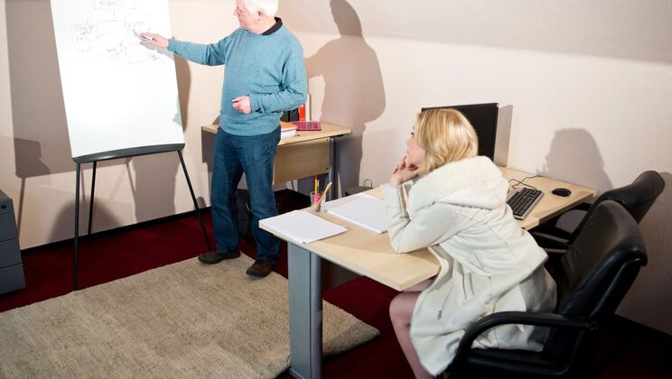 [Oldje] - Anal Inspection With Blonde Alice - Nick - Alice Marshall