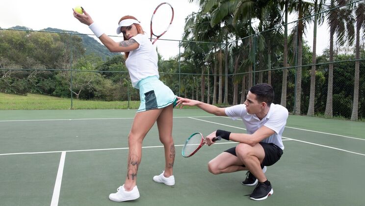 [TransAngels] - Athletic Tennis Players with Enhanced Bodies - Marcelle Herrera - Pyetro Baggio