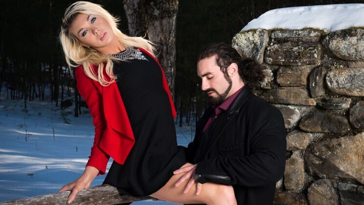 [TransSensual] - Shemale Blonde Action With Aubrey And Jaxton - Aubrey Kate - Jaxton Wheeler