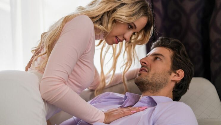 [FamilySinners] - Khloe Kapri's Natural Tits Bounced In Cowgirl