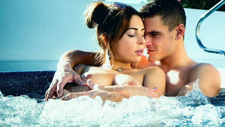 [SexArt] - Czech Brunette's Bathroom Orgy