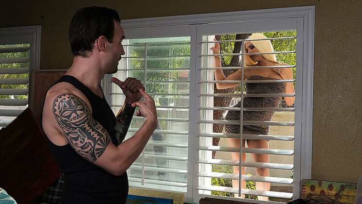 [NeighborAffair] - Deepthroat and Spanking with Luna Star