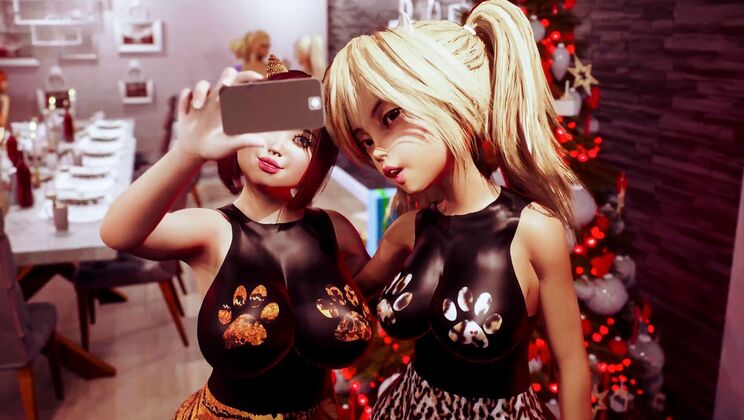 [Futanarica] - Shemale Christmas Rampage