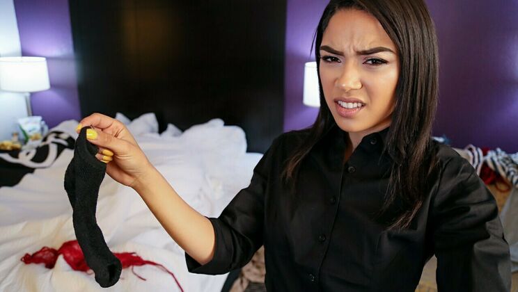 [IKnowThatGirl] - Maid Discovers Sleeping Couple in Hotel Room - Maya Bijou - jmac