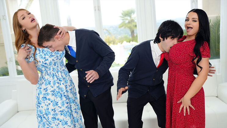 [MomSwap] - Stepson's Naughty Lesson with Stepmom's Swag - Skylar Snow - Payton Preslee - Elias Cash - Parker Ambrose