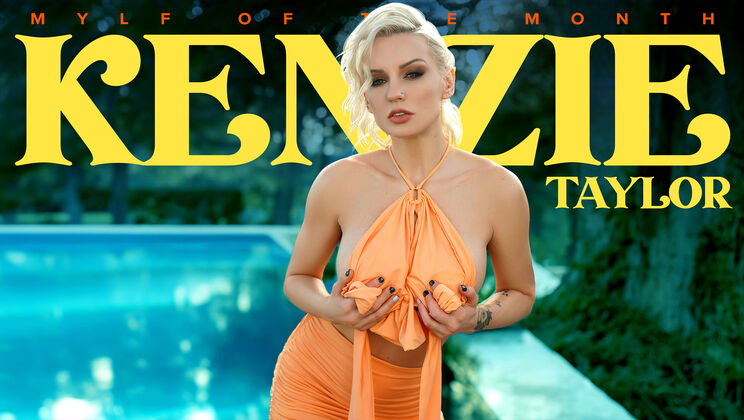 [MylfOfTheMonth] - Poolside Hardcore with Big Tits - Donnie Rock - Kenzie Taylor