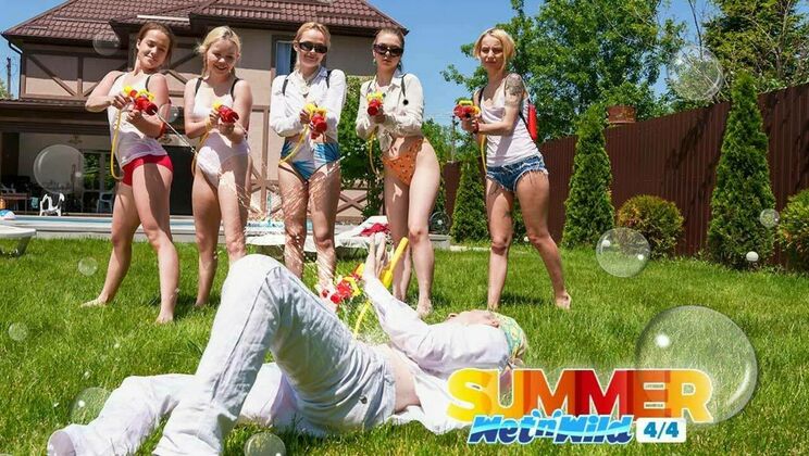 [ClubSweethearts] - Cumshot Frenzy in the Sun - Lana Rose - Lina Shisuta - Nicole Murkovski - Rebecca Nikson - Zane Blaze - Tea Mint - Asoka Cloud