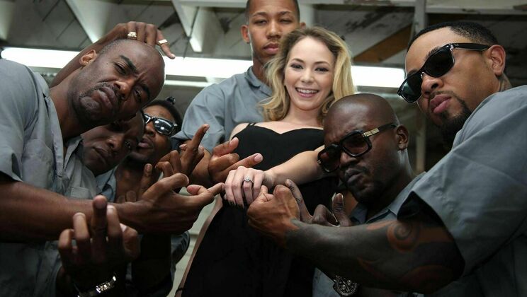 [BlacksonBlondes] - Angel Smalls Takes on the Gang