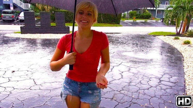 Blonde Mouth Cumshot