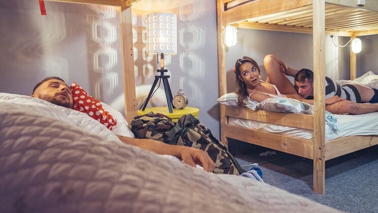 [FakeHostel] - Jason X in a Threesome Outdoor Escapade