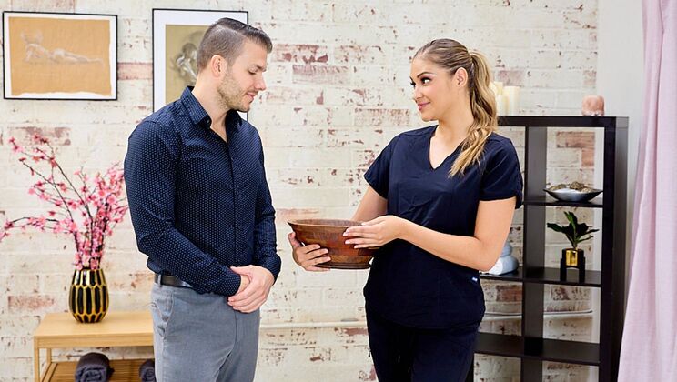 [NuruMassage] - Massage and Mouthful - Codey Steele - Gizelle Blanco