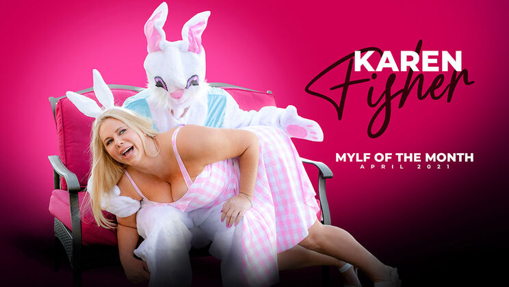 [MylfOfTheMonth] - Easter Blowjob with Karen Fisher - Karen Fisher - Robby Apples