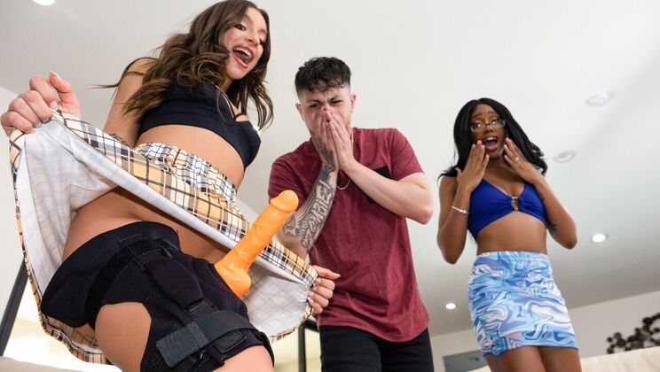 [Brazzers] - Thigh High Strap-On Fun