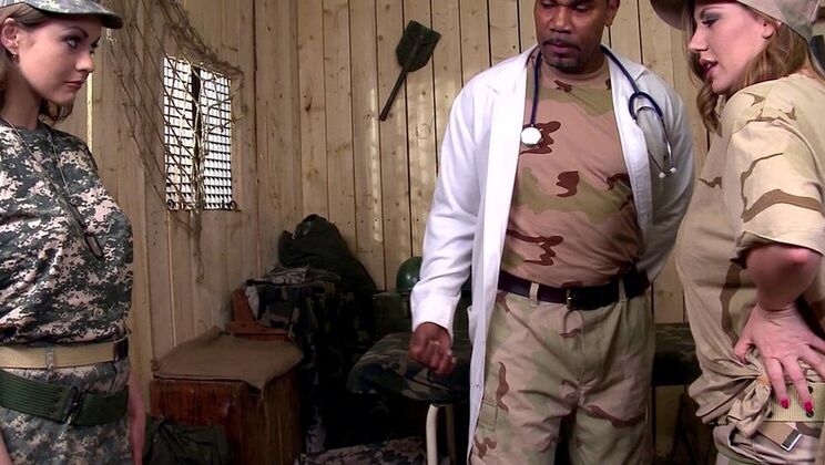 [PornWorld] - Big Tit Soldiers Tina Kay and Yuffie Yulan Love Interracial Sex - Tina Kay - Franco Roccaforte - Yuffie Yulan