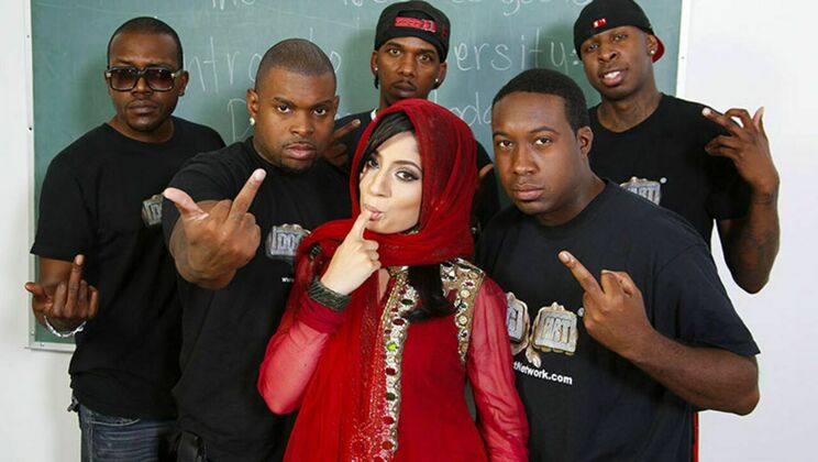 [BlacksonBlondes] - Nadia Ali Takes on Multiple Big Cocks - Rico Strong - Charlie Mac - Jon Jon - Nadia Ali - Jack Blaque