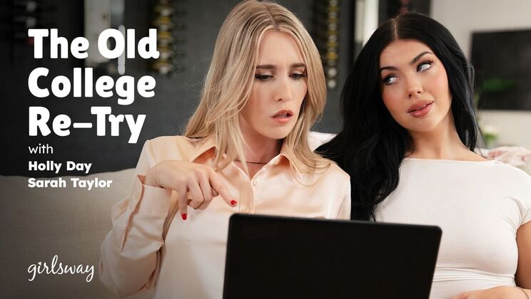 [Girlsway] - blonde lesbains retry college - Sarah Taylor - Holly Day