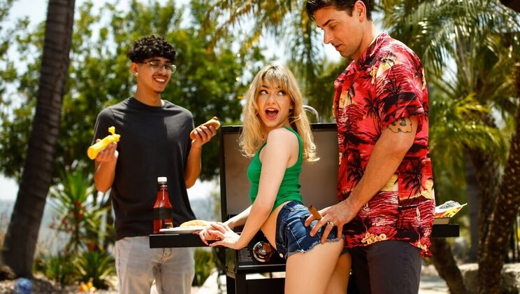 [Dilfed] - BBQ Cheating with Petite Brunettes - Ryan Driller - Diego Perez - Demi Hawks