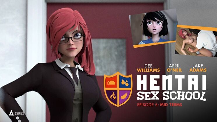 [AdultTimeAnimation] - Hentai Sex School: MILF Teachers Gone Wild Ep. 5 - Chanel Preston - Dee Williams - Jake Adams - April Oneil - Wolf Hudson