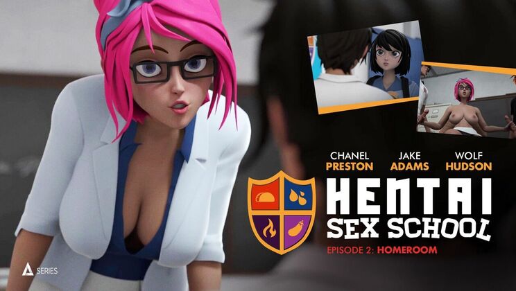 [AdultTimeAnimation] - Animated Sex School: Big Tits, Big Cock, and MILF Teachers - Chanel Preston - Jake Adams - Whitney Wright - April Oneil - Wolf Hudson
