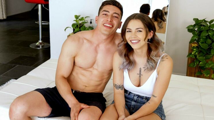 [HotGuysFuck] - Kendrick Driver And Bella Luna Get Down To Business On Set! - Bella Luna - Kendrick Driver
