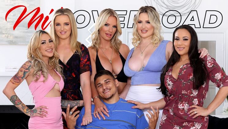 [MILFOverload] - Stuck Between Big Tits and Beautiful Asses - Rachael Cavalli - Carmela Clutch - Charlie Forde - Jenna Starr - Victor Ray - Mayara Lopes