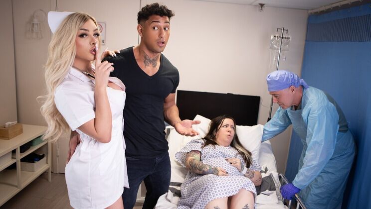 [TransAngels] - Brunette Nurse Craves Big DILF Cock