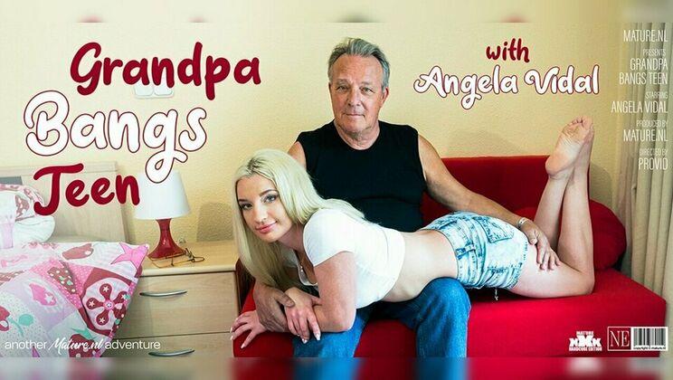 [Mature.nl] - Grandpa Harry Cums in Angela Vidal's Mouth - Angela Vidal - Harry