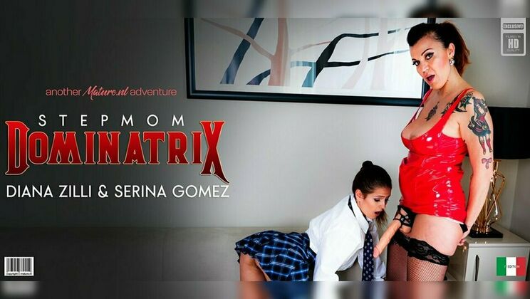 [Mature.nl] - Stepdaughter Serina Gomez and Stepmom Diana in Lesbian Love