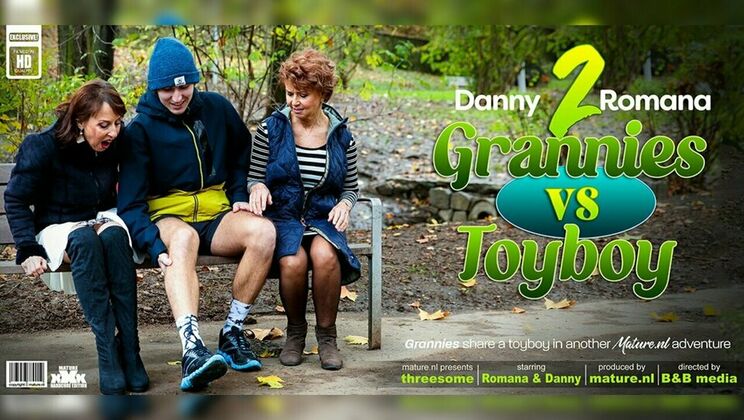 [Mature.nl] - Danny and Romana Old Grannies Fuck Young Toyboy Stefan