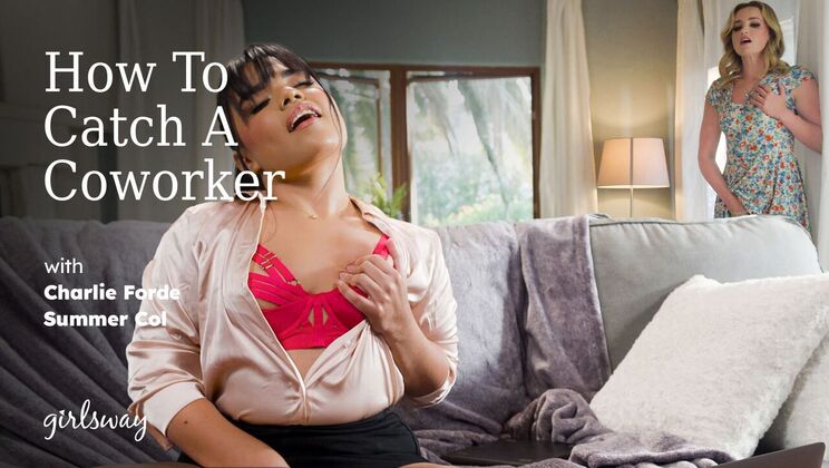 [Girlsway] - Fucking A Shaved Coworker - Charlie Forde - Summer Col