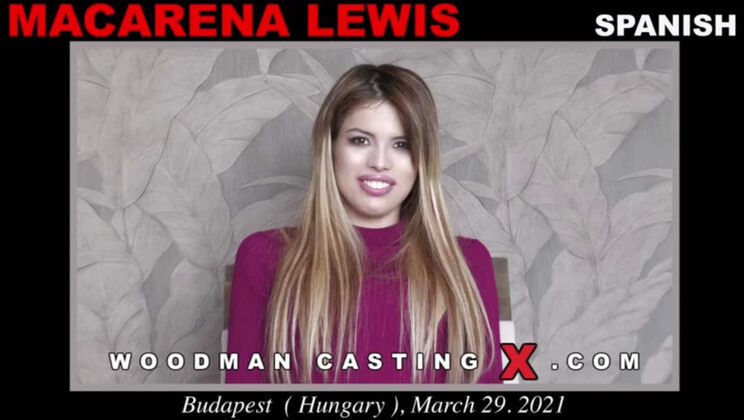 [WoodmanCasting] - Latina Teen Macarena Lewis Casting - Macarena Lewis