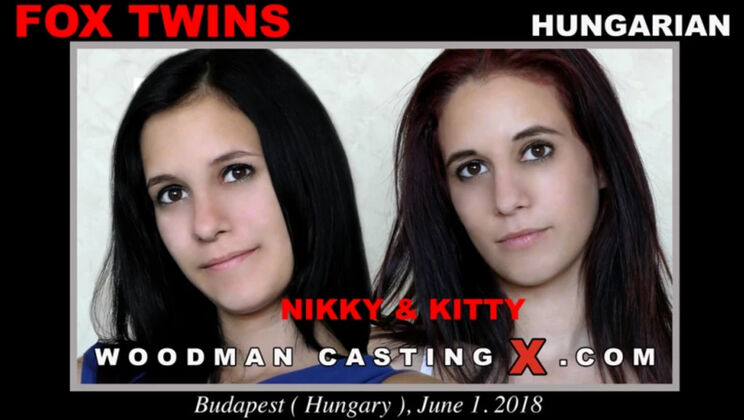 Twin Sisters Fox in Anal and Blowjob