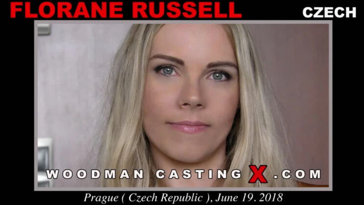 [WoodmanCasting] - Blonde Florane Russell's Group Sex