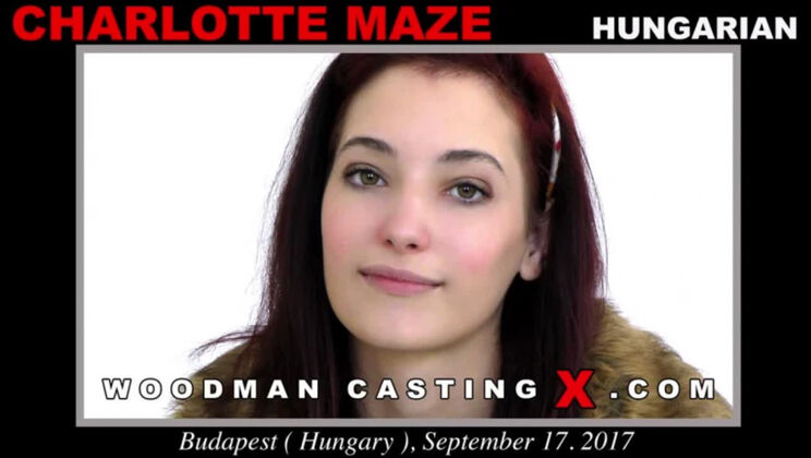 [WoodmanCasting] - Charlotte Maze: Brunette Babe with a Tattooed Twist
