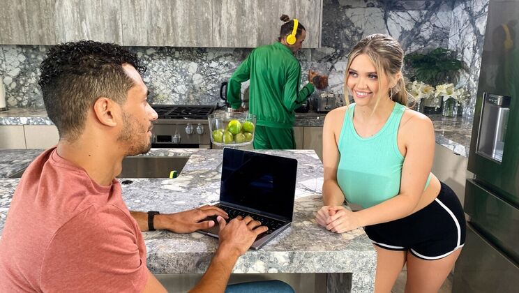 [CrazyCollegeGFs] - Cheating in the Kitchen with Big Naturals - Alex Jones - Angie Faith