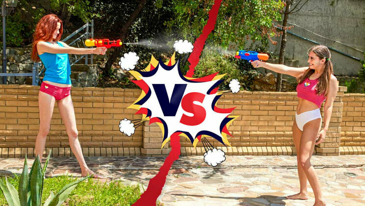 [ClubSweethearts] - European Beauties Angel and Elise in Pussy Battle - Angel Rai - Elise Moon