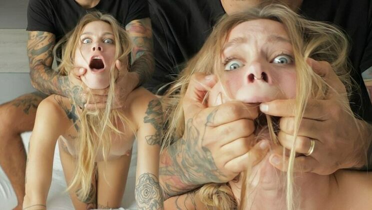 Blonde Petite Teen Loves Hardcore Pussy Licking