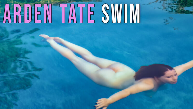 Arden Tate Masturbates In The Water