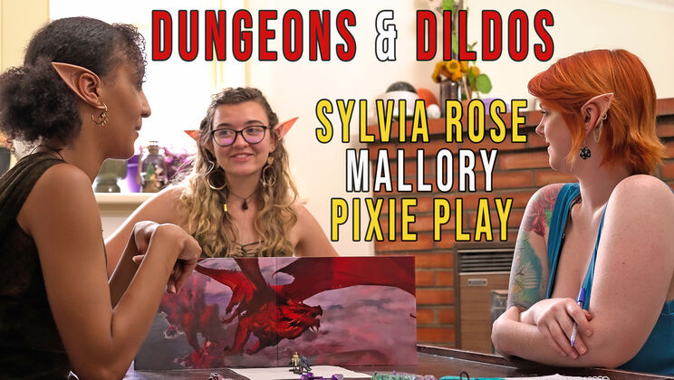 [GirlsOutWest] - Mallory, Sylvia, and Pixie's Dildo Delight - Mallory - Sylvia Rose - Pixie Play